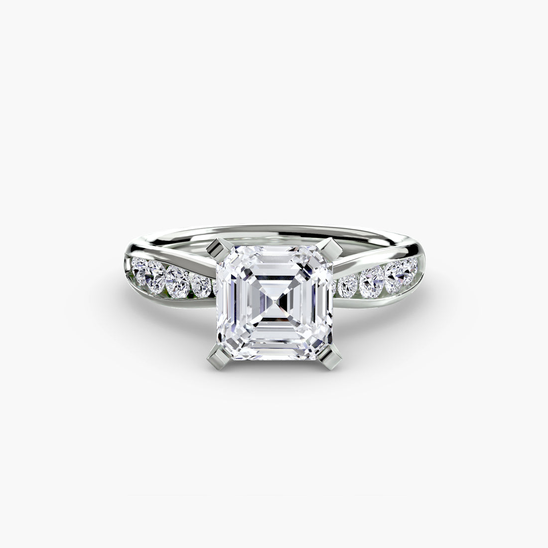 Solitaire with Pavé 3