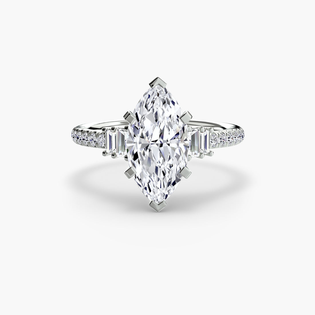 Solitaire with Pavé 4