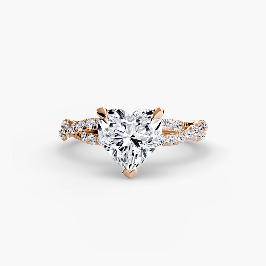 The Twisted Pavé Solitaire