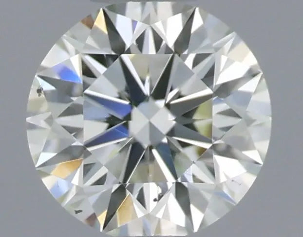 0.35ct Round Natural Diamond (Colour Fancy Light Yellowish Green, Clarity VS2, Cut EX, IGI Certified)