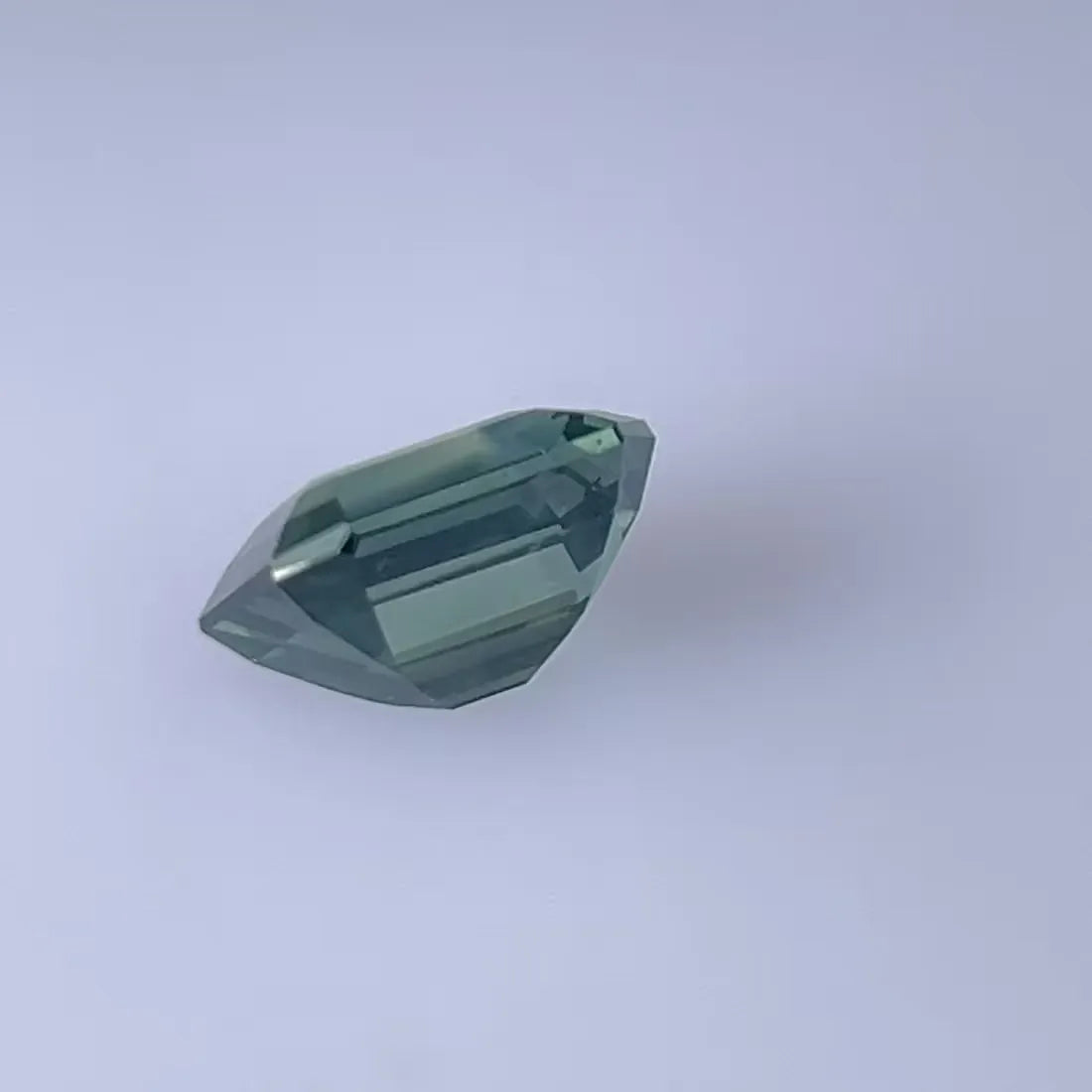 1.61ct Emerald Natural Sapphire (Colour Teal, Clarity Eye Clean, Cut Faceted)