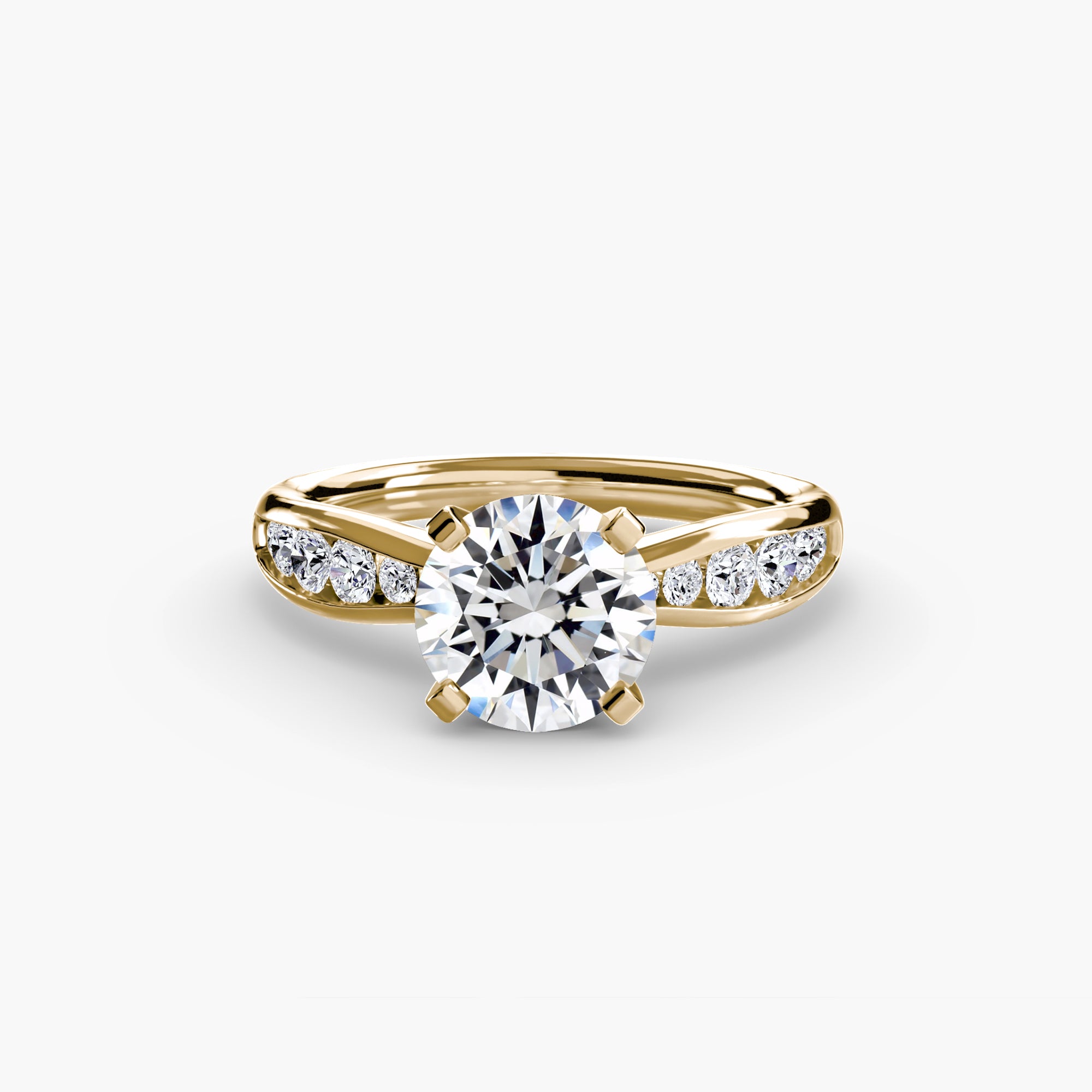 Solitaire with Pavé 3