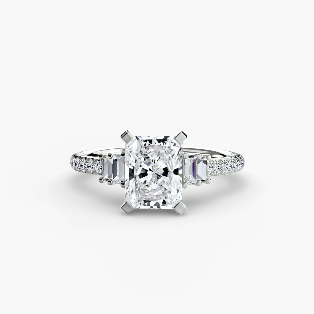 Solitaire with Pavé 4