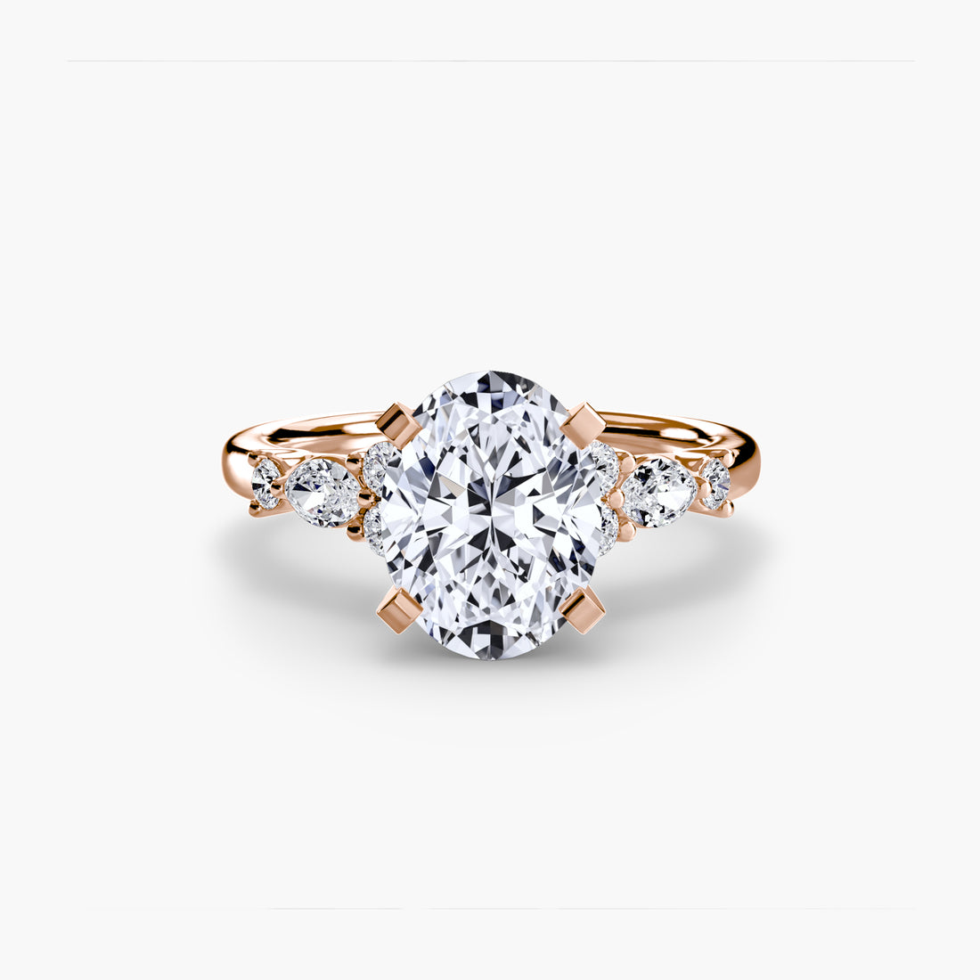 The Floral Accent Solitaire