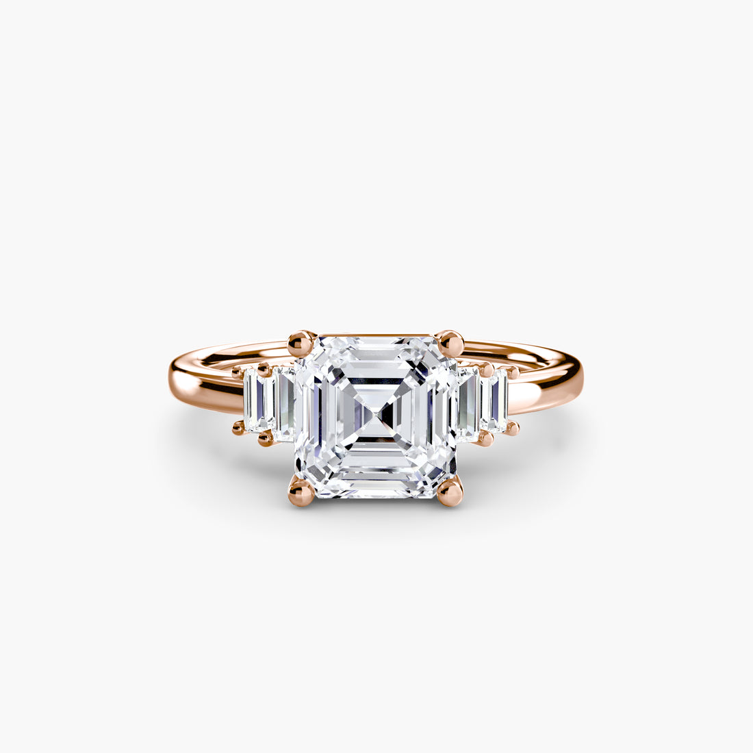 Baguette Accent Solitaire