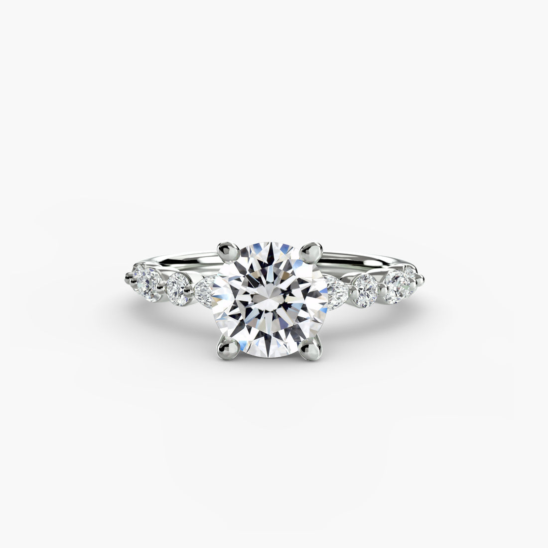 Solitaire with Eternity Pavé 2